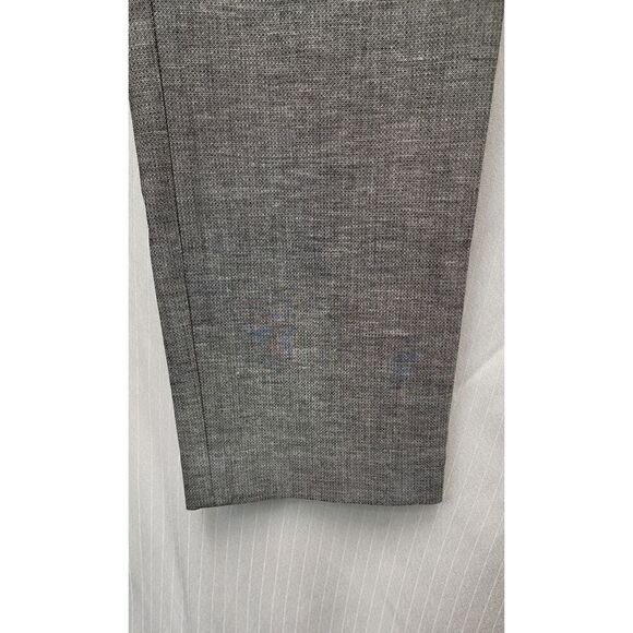 Talbots Newport Curvy Straight Leg Herringbone Gray Dress Pants Size 6P - Picture 5 of 8
